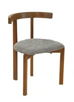 Lot 493 - A Danish teak desk chair