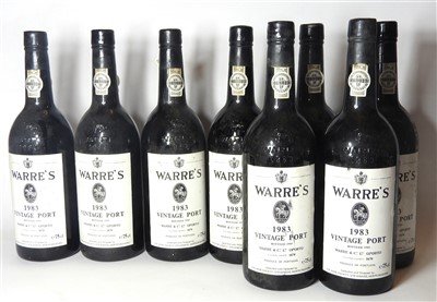 Lot 108 - Warre's, 1983, eight bottles