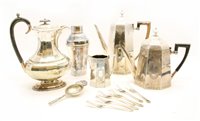 Lot 544 - A large collection of silver plated items