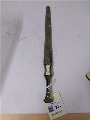 Lot 233 - Antiquities: four bronze daggers