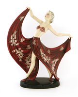 Lot 87 - A Goldscheider figure of a dancer