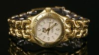 Lot 618 - A ladies' gold-plated Tag Heuer Professional 200 metres WG1330-0 watch