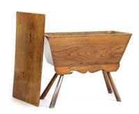 Lot 373 - An elm dough bin