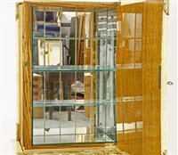 Lot 576 - An Aldo Tura 'book' cocktail cabinet
