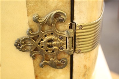Lot 576 - An Aldo Tura 'book' cocktail cabinet