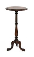 Lot 380 - A Victorian rosewood, satinwood and walnut marquetry topped lamp table