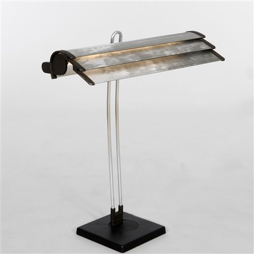 Lot 473 - A German chrome desk lamp
