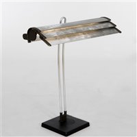 Lot 473 - A German chrome desk lamp