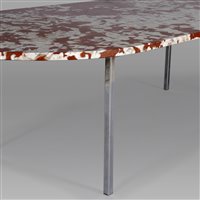 Lot 296 - A marble coffee table