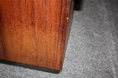 Lot 283 - A rosewood coffee table