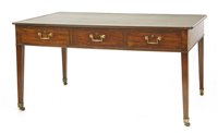 Lot 649 - A mahogany library table