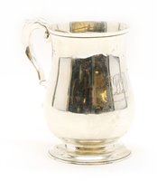 Lot 375 - A Victorian silver tankard