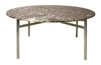 Lot 533 - A marble dining table