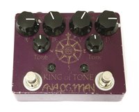Lot 240 - An Analogman 'King of Tone' guitar overdrive effects pedal