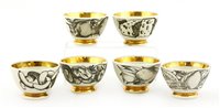 Lot 269 - A set of six Fornasetti 'Appetiser' bowls