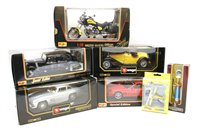 Lot 187A - A collection of diecast 1:18 scale model cars