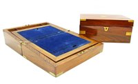 Lot 460 - Seven Victorian writing boxes