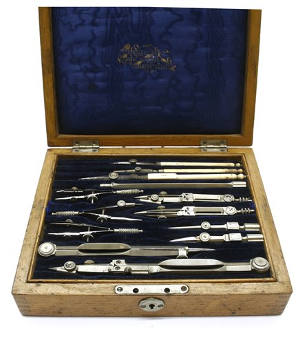 Lot 122 - A 19th century Stanley drawing set