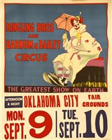 Lot 109 - A 'Ringling Bros and Barnum & Bailey Circus' poster