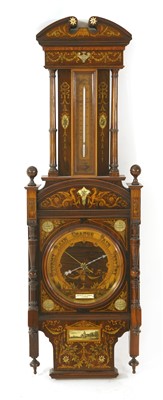 Lot 818 - An exhibition quality aneroid barometer