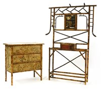 Lot 358 - A bamboo hall stand