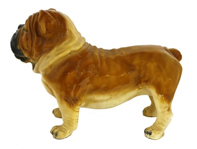 Lot 159 - A life-sized composite figure of a standing bulldog