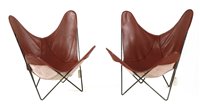 Lot 545 - A pair of butterfly chairs