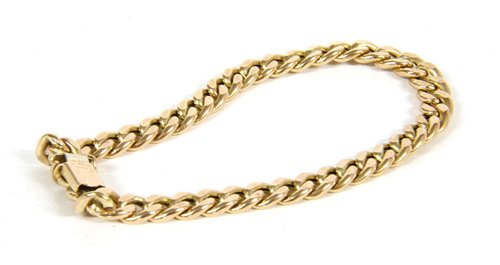 Lot 172 - A 9ct gold curb link bracelet