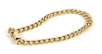 Lot 172 - A 9ct gold curb link bracelet