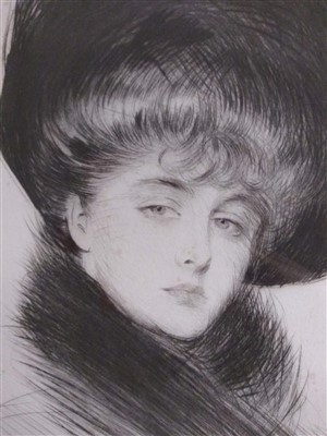 Lot 382 - Paul-Cesar Helleu (French, 1859-1927)