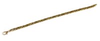 Lot 269 - A gold Byzantine chain bracelet