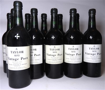 Lot 72 - Taylor, 1970, bottled 1972, twelve bottles (boxed)