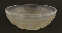 Lot 160 - A Lalique 'Chicoree' opalescent glass bowl
