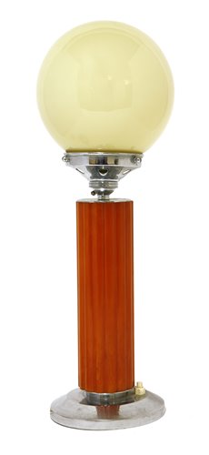Lot 108 - An Art Deco table lamp