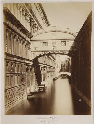 Lot 174 - Six photographs of scenes of Venice