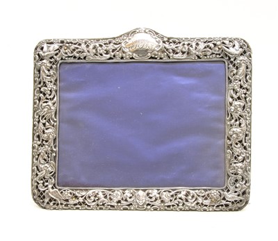 Lot 99 - A silver photograph frame