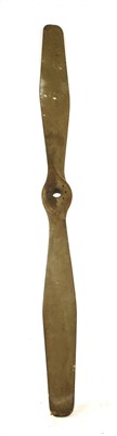 Lot 718 - A First World War wooden propeller