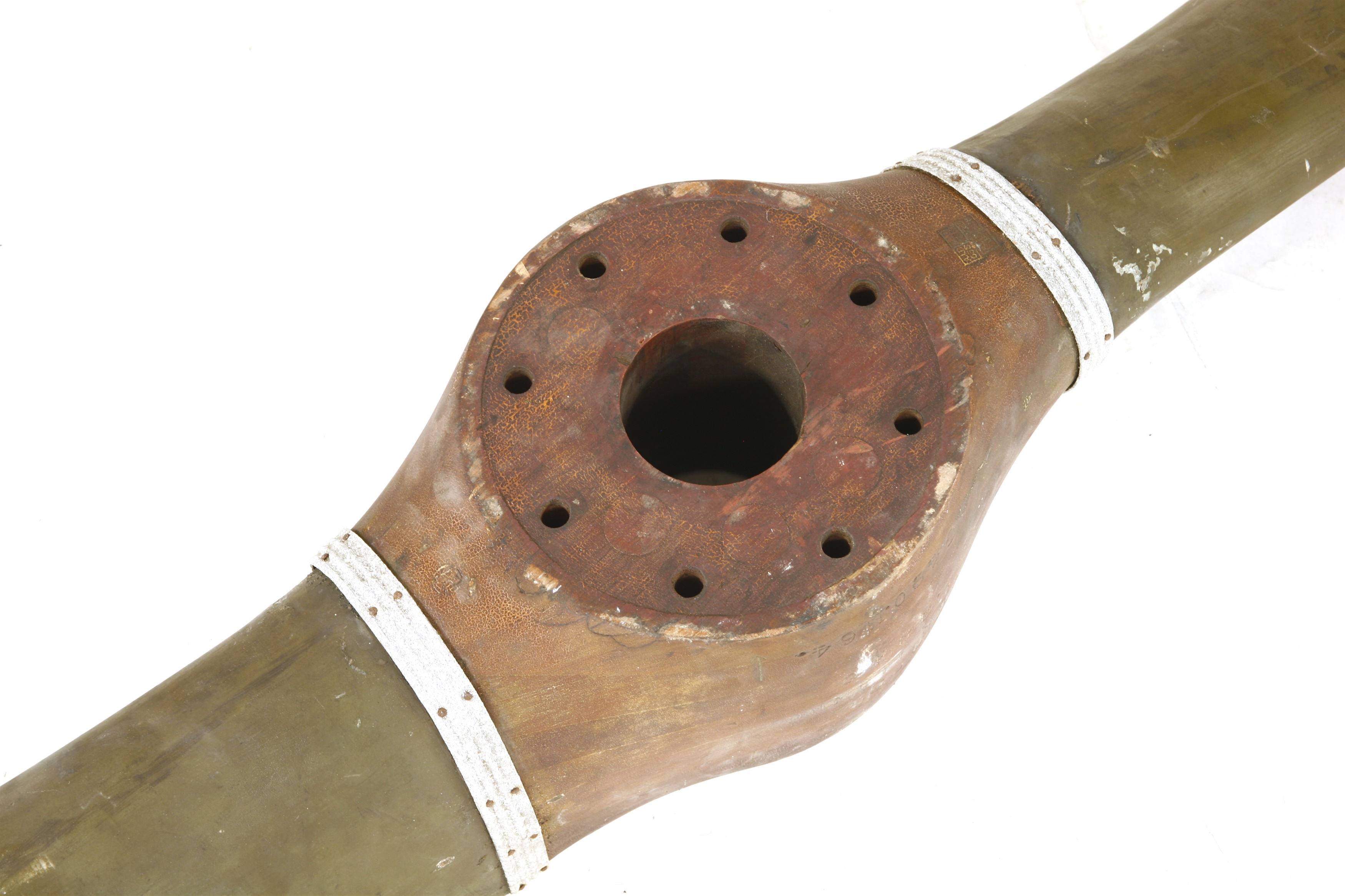 Lot 716 - A First World War wooden propeller,