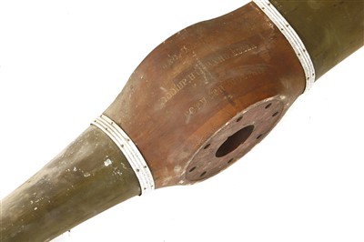 Lot 716 - A First World War wooden propeller