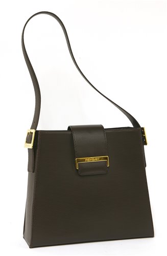 Lot 762 - An Yves Saint Laurent brown leather shoulder bag