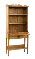 Lot 342 - An oak bookcase