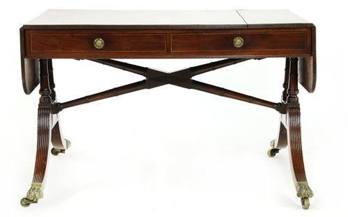 Lot 521 - A Regency mahogany sofa table