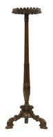 Lot 702 - A Victorian mahogany torchere