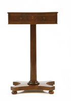 Lot 418 - A mahogany work table