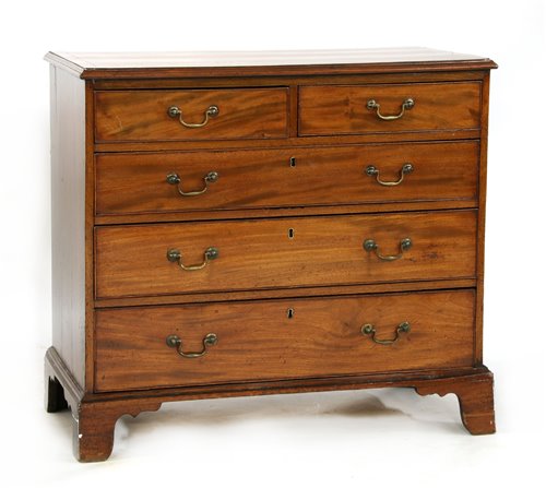 Lot 524 - A George III mahogany chest