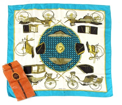Lot 234 - A Hermes silk scarf