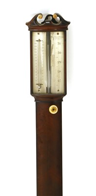 Lot 19 - A George III stick barometer