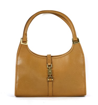 Lot 794 - A Gucci Jackie tan leather handbag