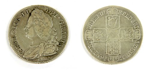 Lot 20 - Coins, Great Britain, George II (1727 - 1760), Halfcrown