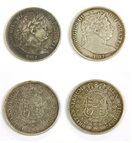 Lot 24 - Coins, Great Britain, George III (1760-1820), Halfcrown